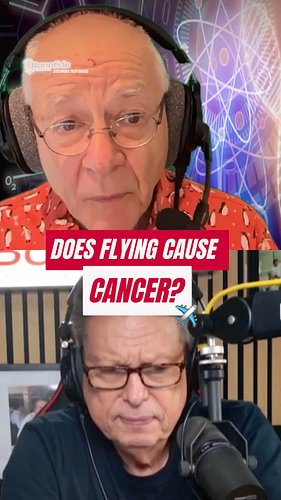 Cosmic radiation on a plane is real, but for passengers the risk is negligible. Still a wild fact from Dr Karl: up there, you...