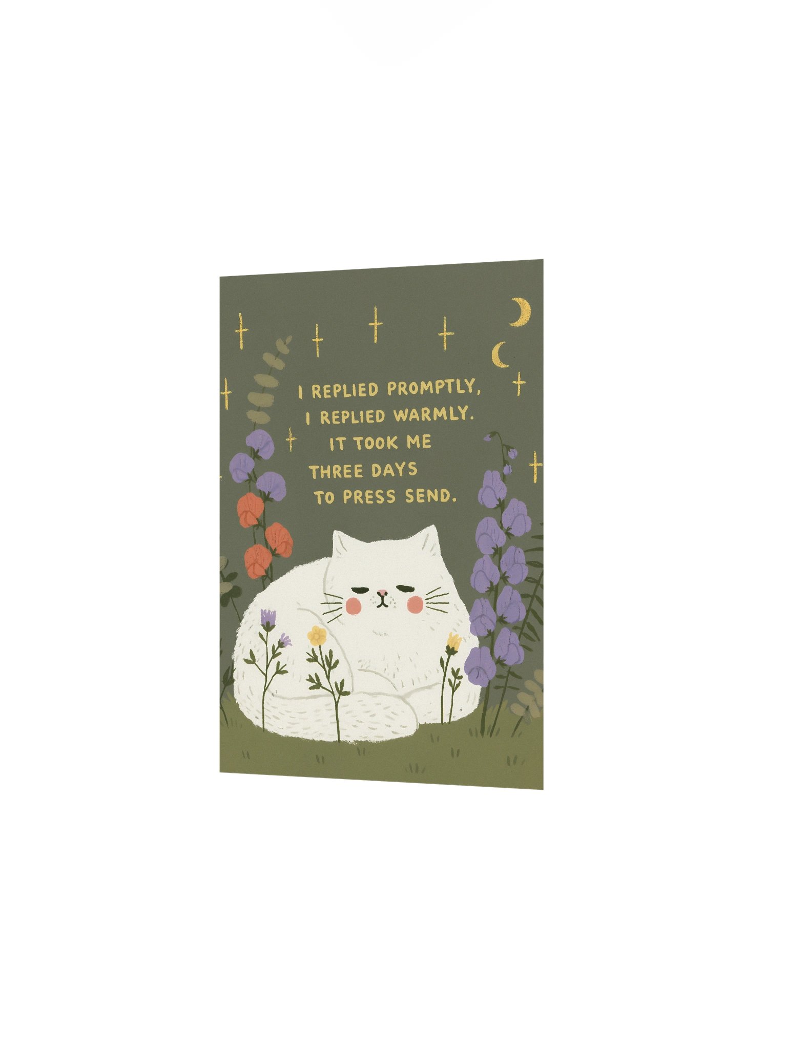 Sleepy Cat Reply Delay Poster product image (18)