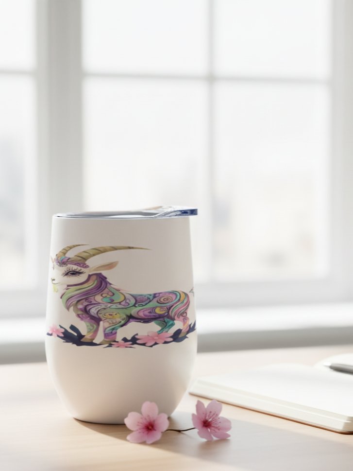 Enchanted Goat: Wine Tumbler product image (1)