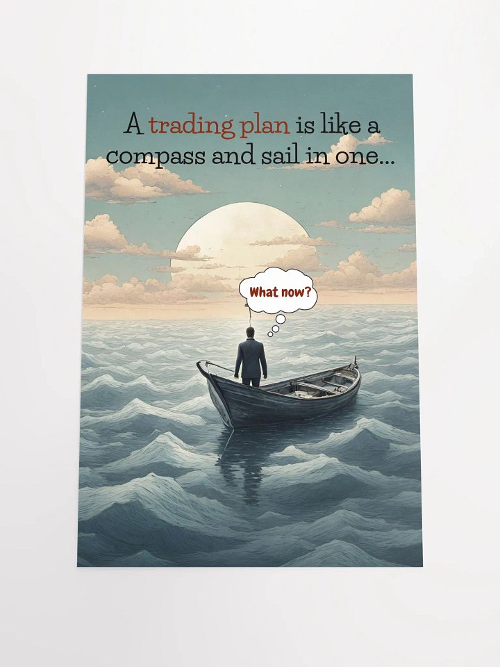 Inspirational Trading Plan Poster (Original Artwork) product image (2)