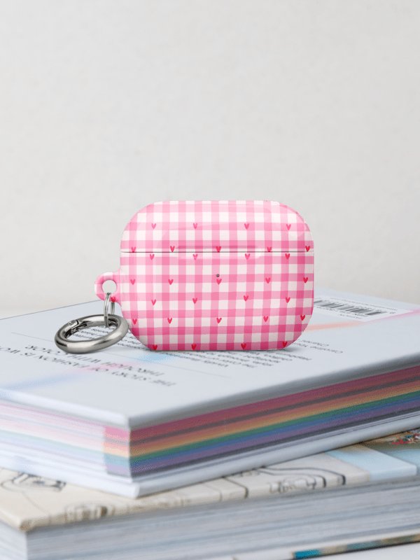 Be Mine Gingham AirPods® Pro Gen 1 and 2 Gen 1 and 2, Gen 3 Cases. product image (7)