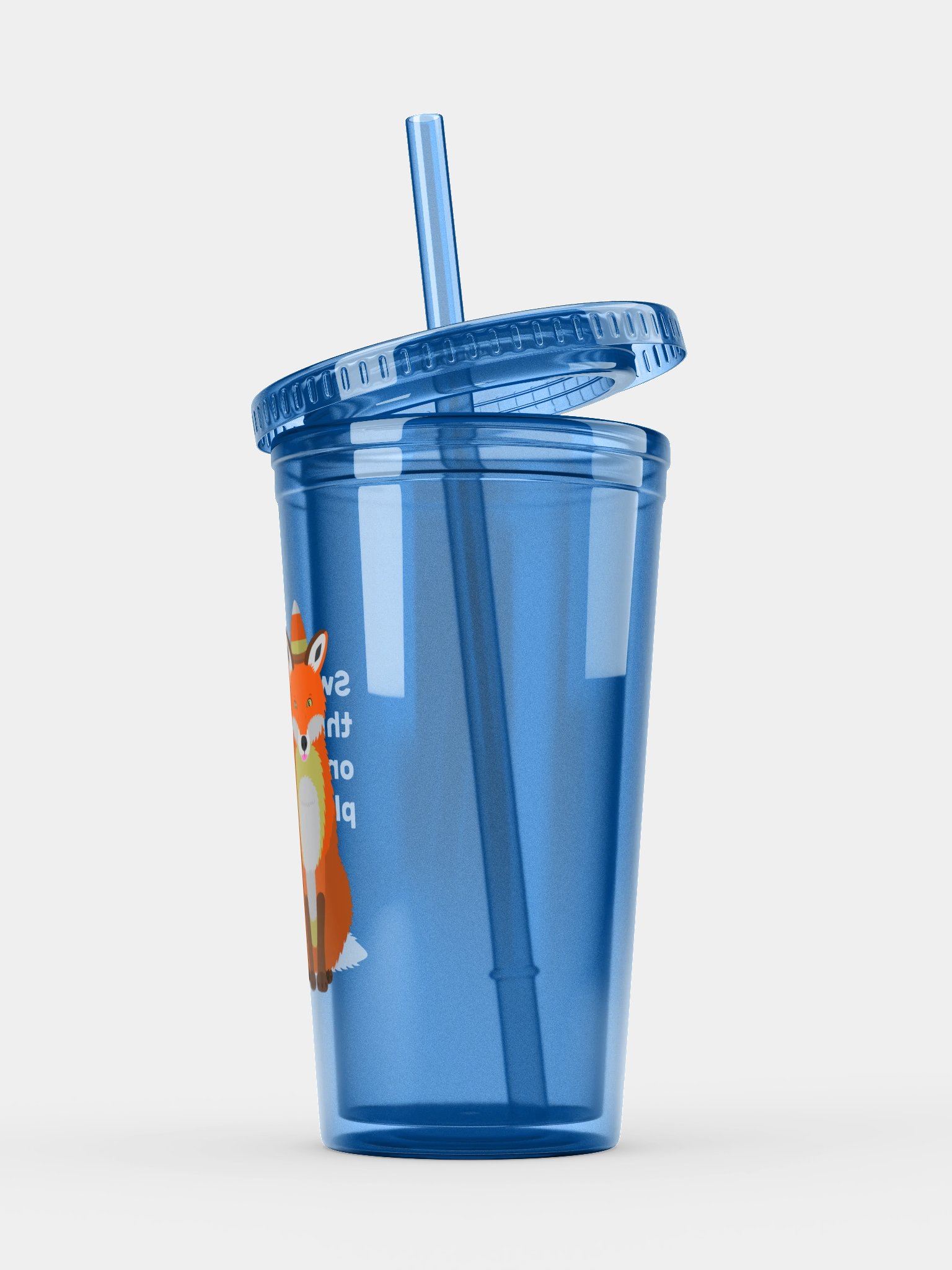 Candy Corn Foxxo Transparent Tumbler product image (3)