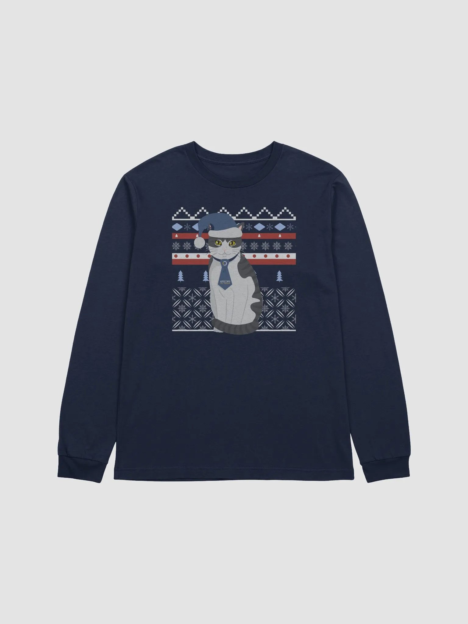 Encore Cat Holiday Long Sleeve T-Shirt product image (1)