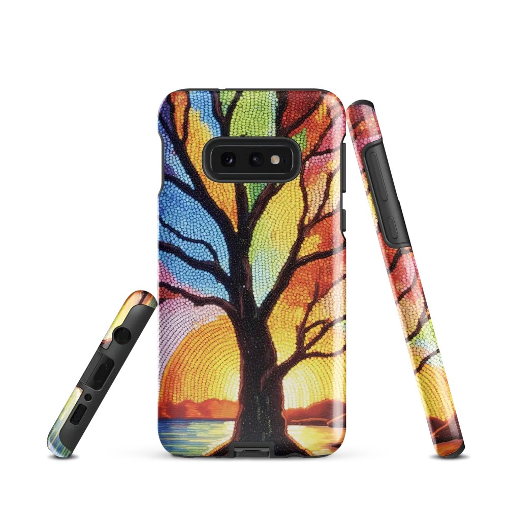 Sunlit Stained Glass Tree Tough Case product image (2)