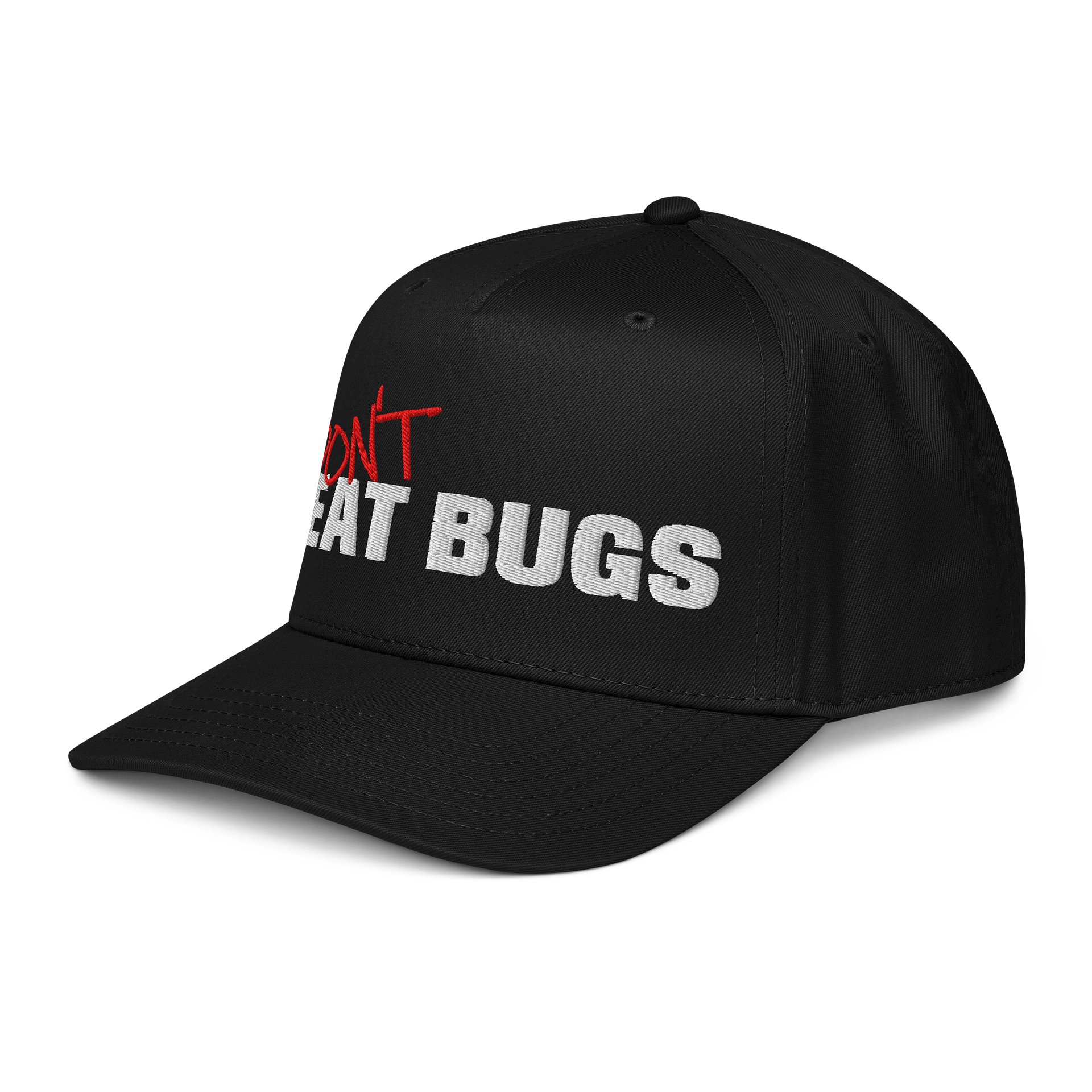 'I DON'T EAT BUGS' Embroidered Trucker Hat product image (2)