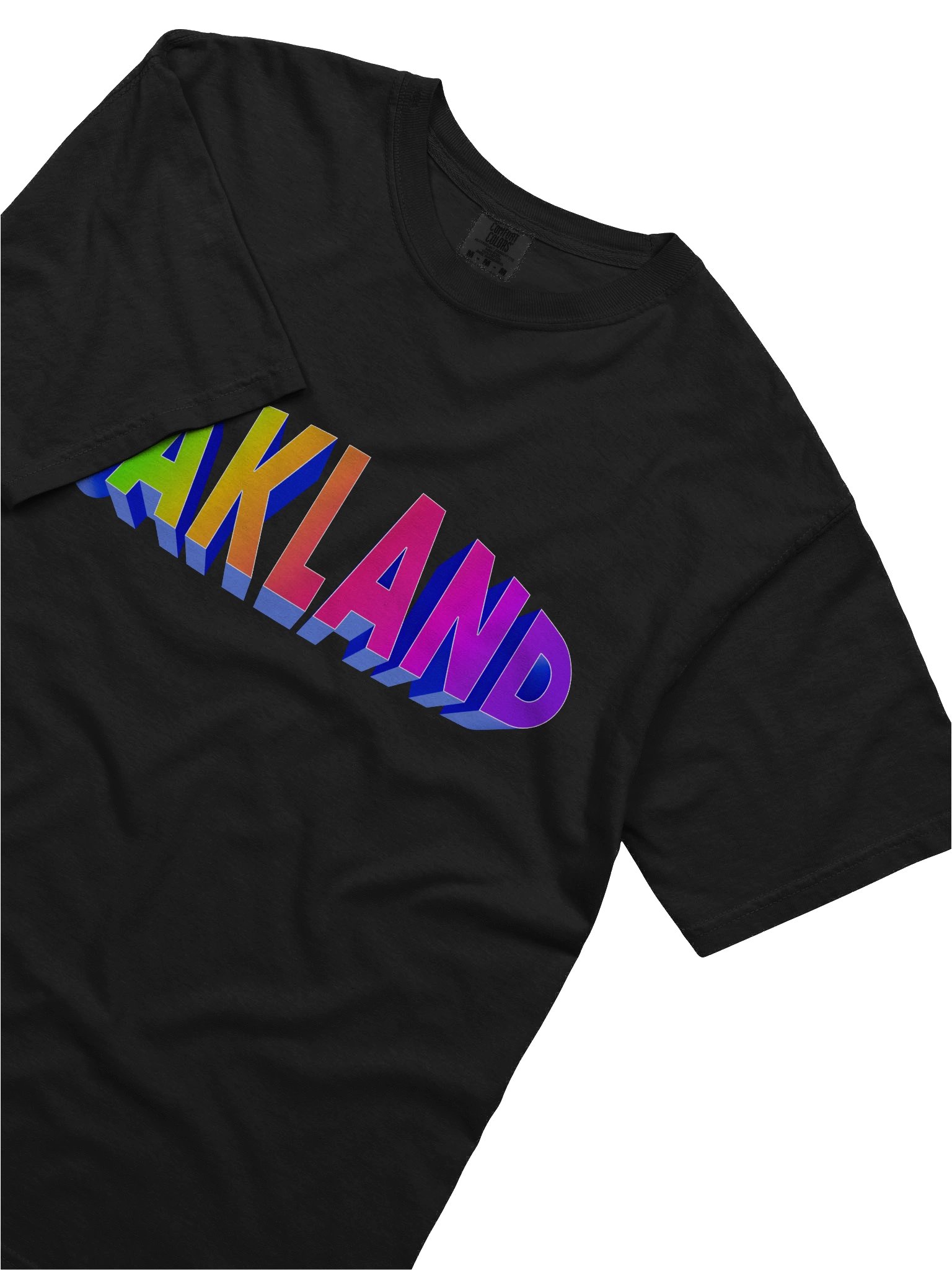 OAKLAND 3D Gradient Comfort Colors Tee by anvitzu product image (5)