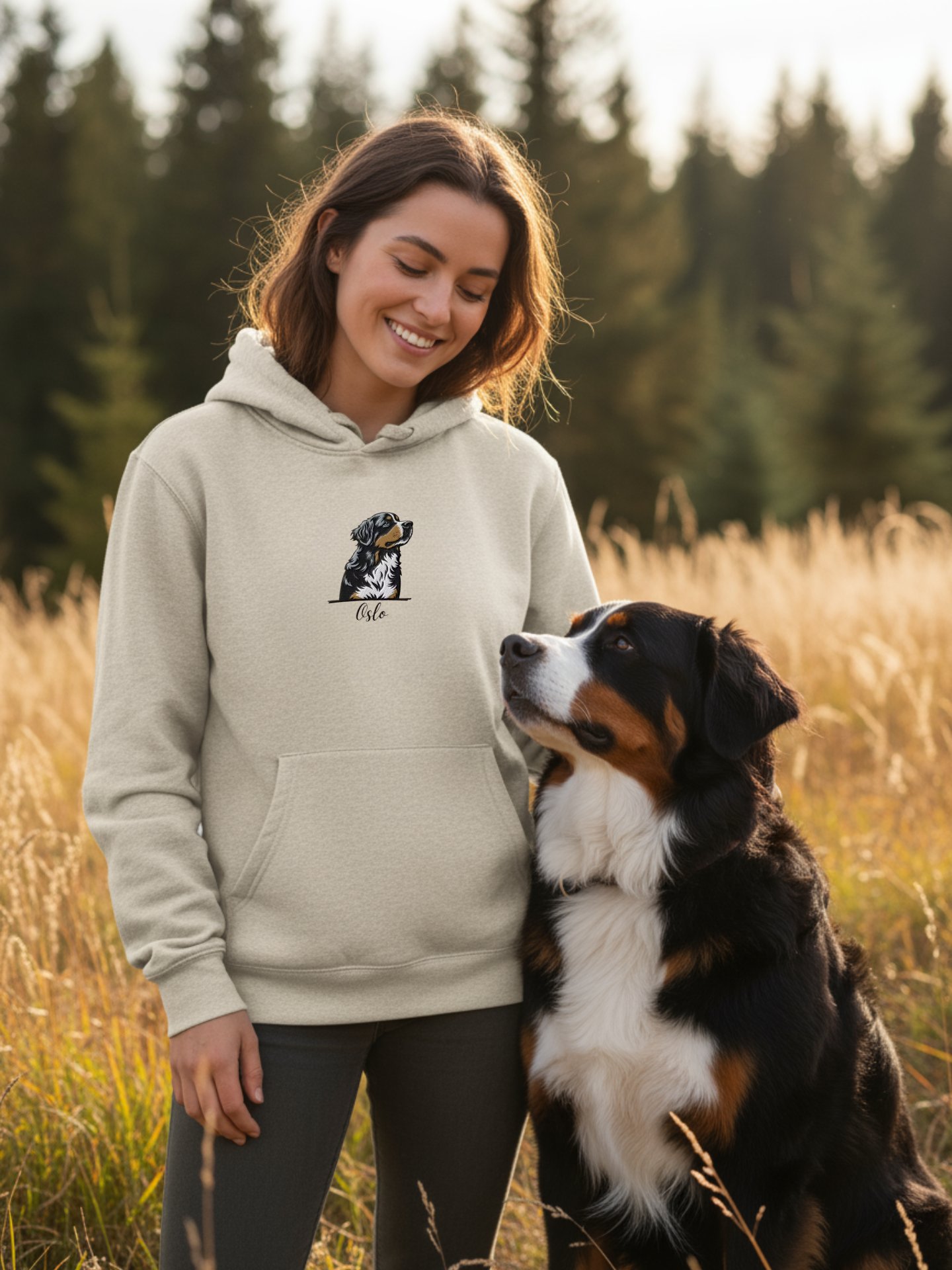 YOUR BEST FRIEND! / EMBROIDERED HOODIE product image (1)
