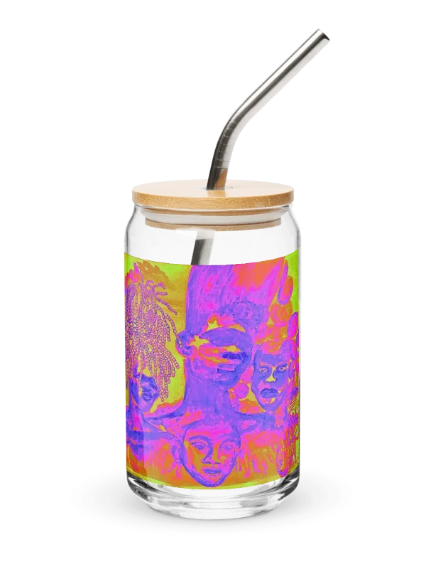 A BEAUTIFUL PEOPLE COLOURPOP GLASS CUP product image (1)