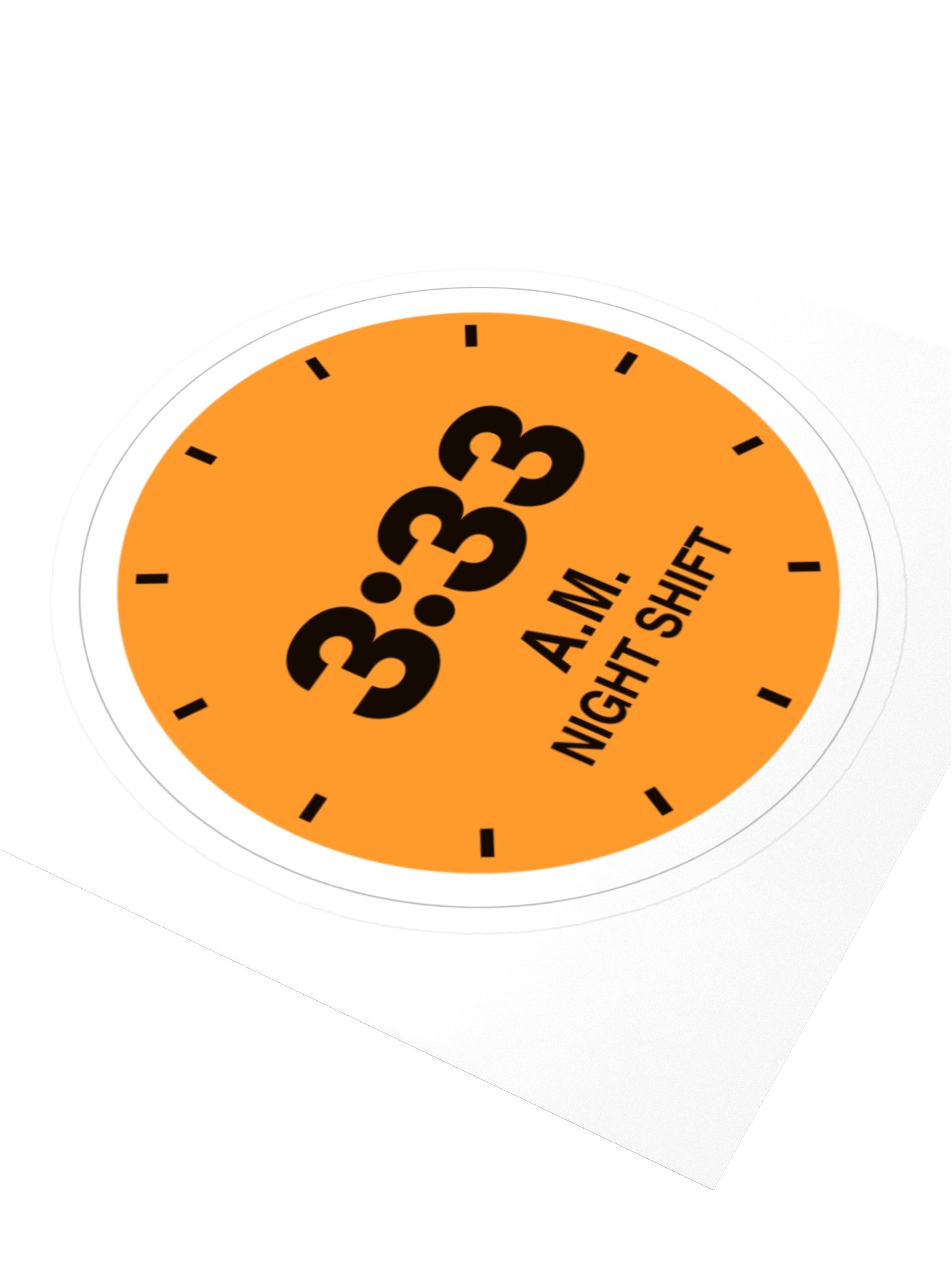 3:33 AM Night Shift Sticker product image (3)