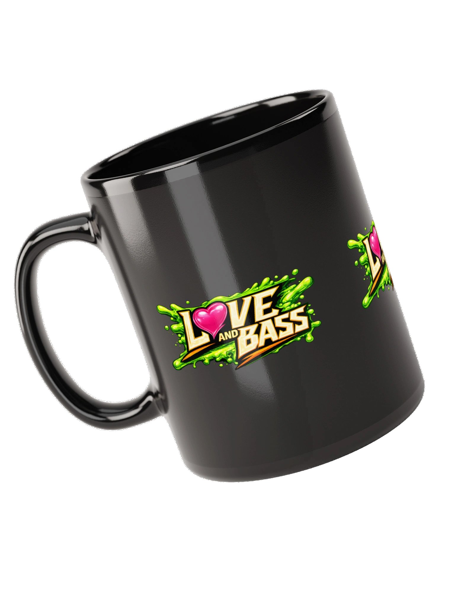 Love and Bass MUG - Splash - Black product image (9)