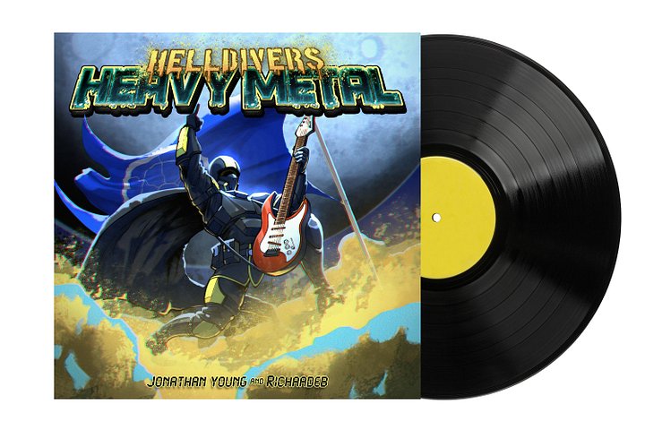 Signed Vinyl - Helldivers Heavy Metal product image (1)