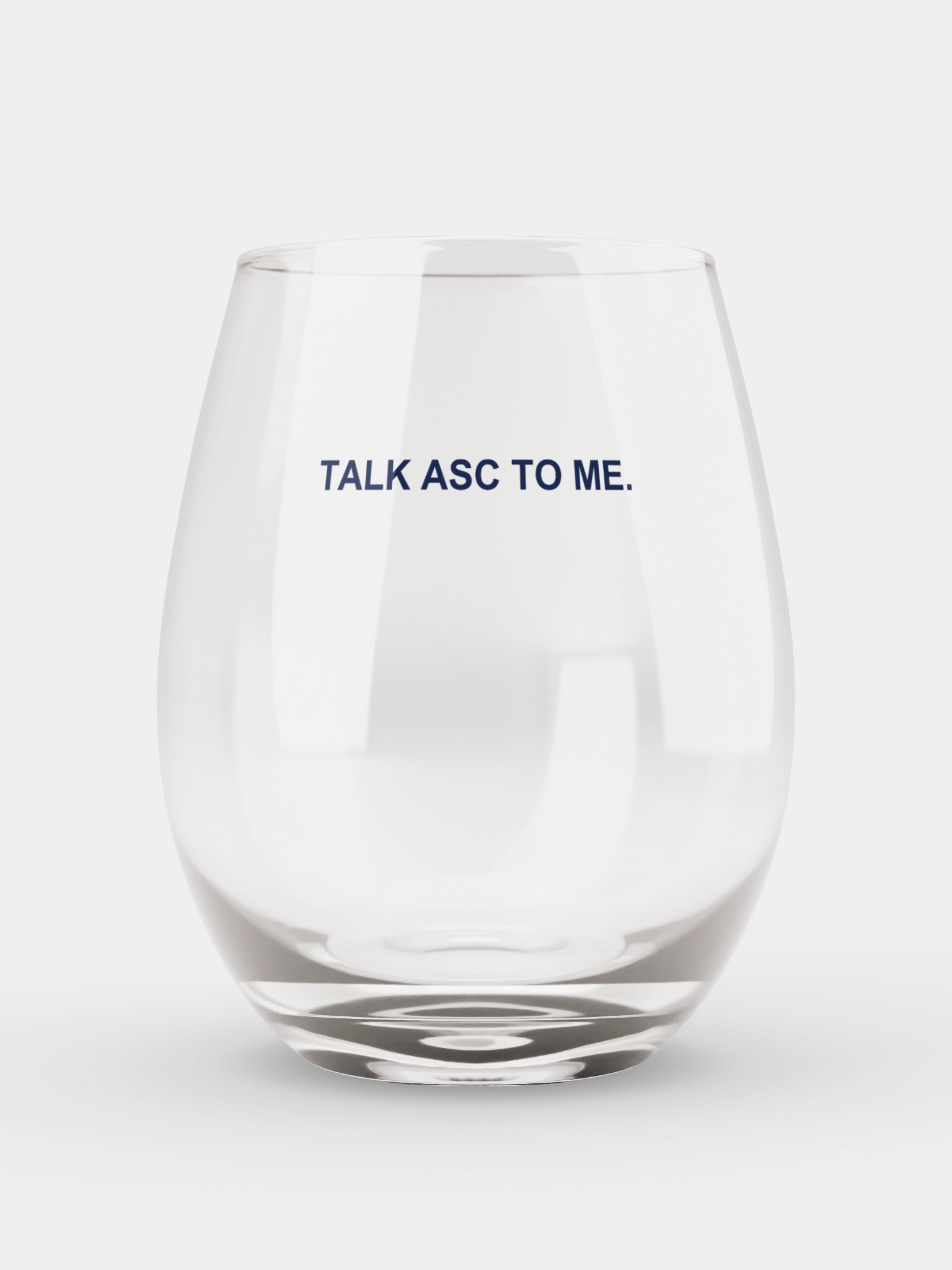 HST Pathways Stemless Wine Glass - Talk ASC To Me product image (1)