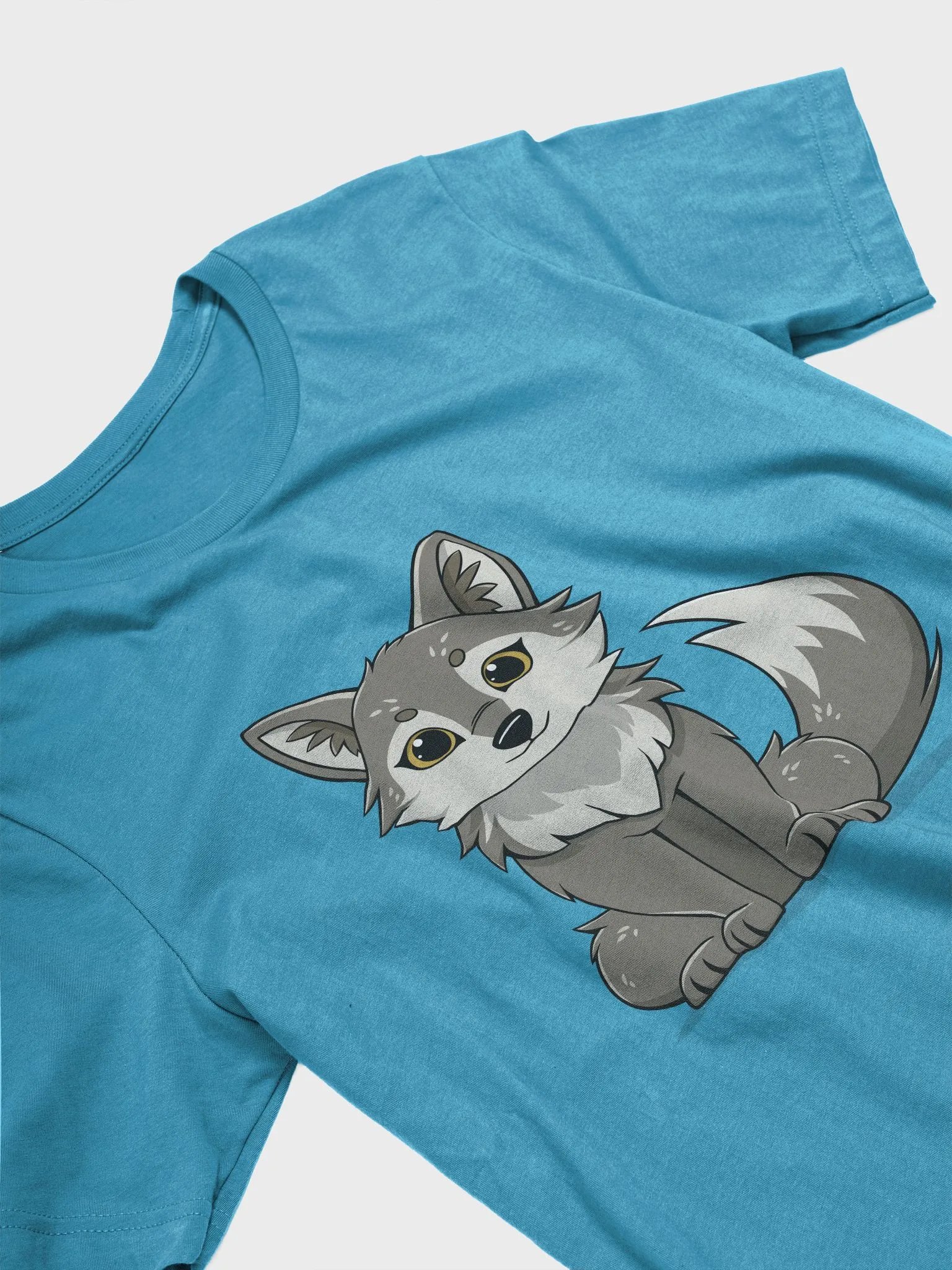 Cute Fuzzy Wolf Tee product image (24)