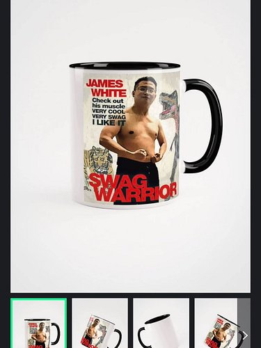 Check out my swag warrior mug, very cool very swag i like it, buy it now, thanks very much https://jamescagewhite88-shop.four...