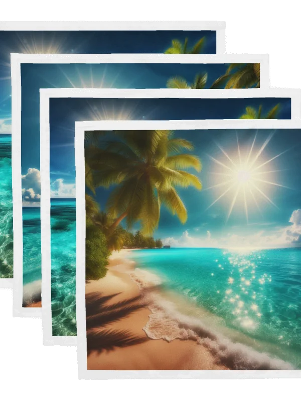 Tropical Bliss Cloth Napkin Set | AI Design product image (2)