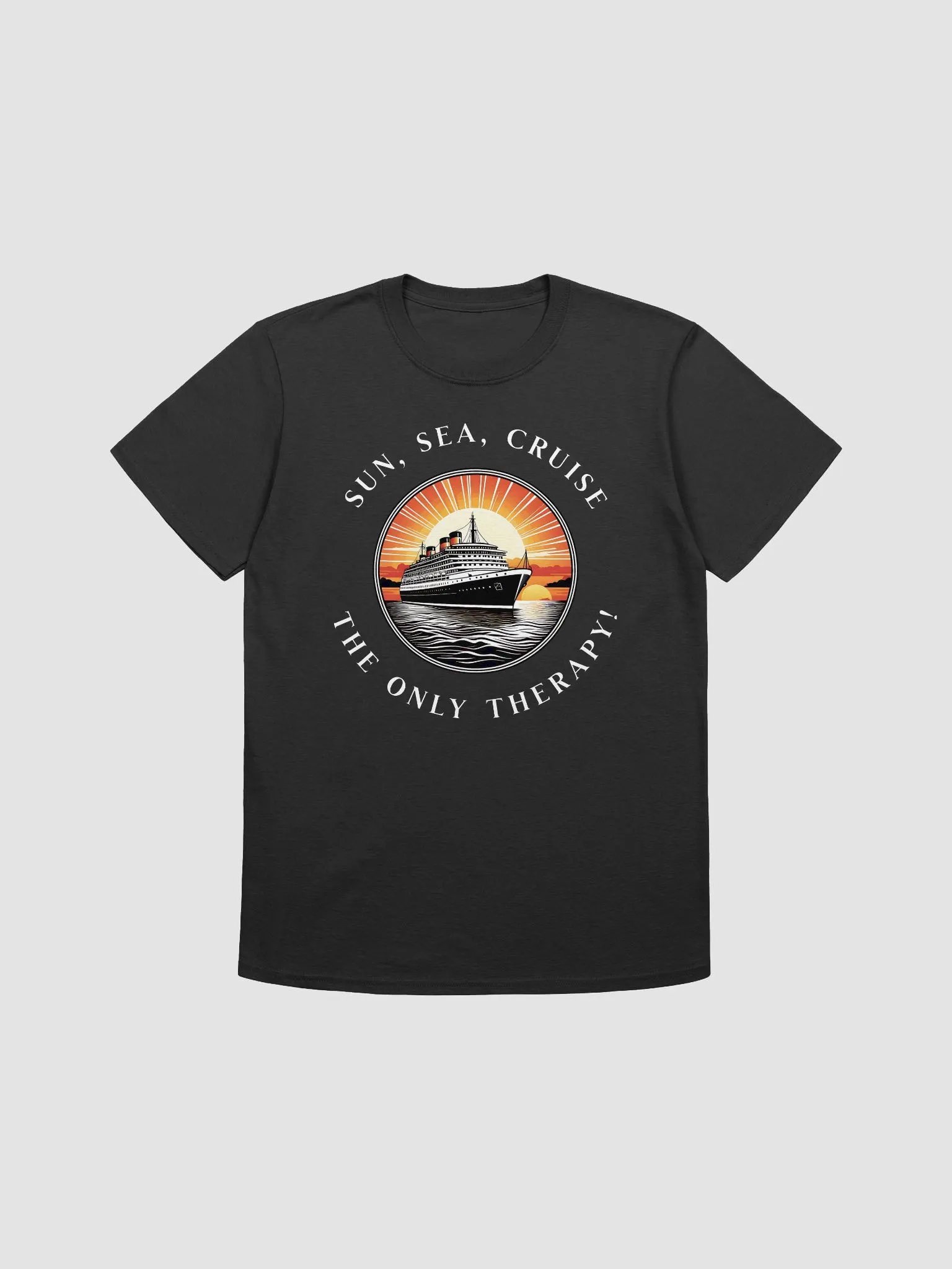Sun, Sea, Cruise, The Only Therapy - T-Shirt product image (3)