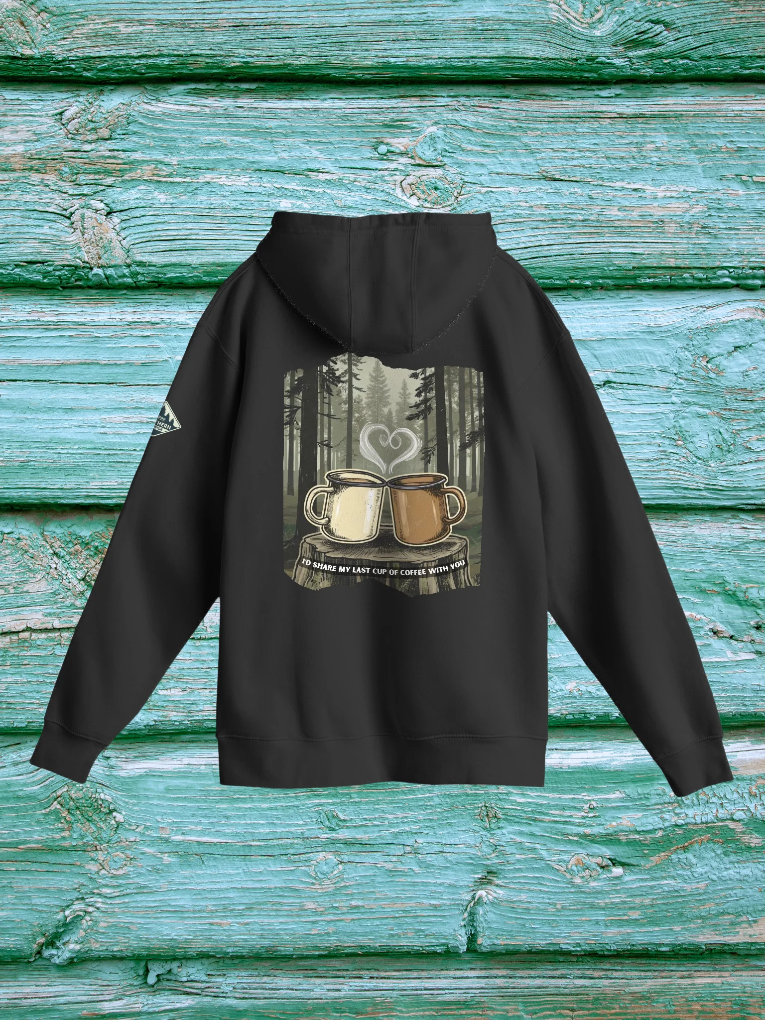 I’d Share My Last Cup of Coffee With You – Outdoorsy Couples Sweatshirt product image (5)
