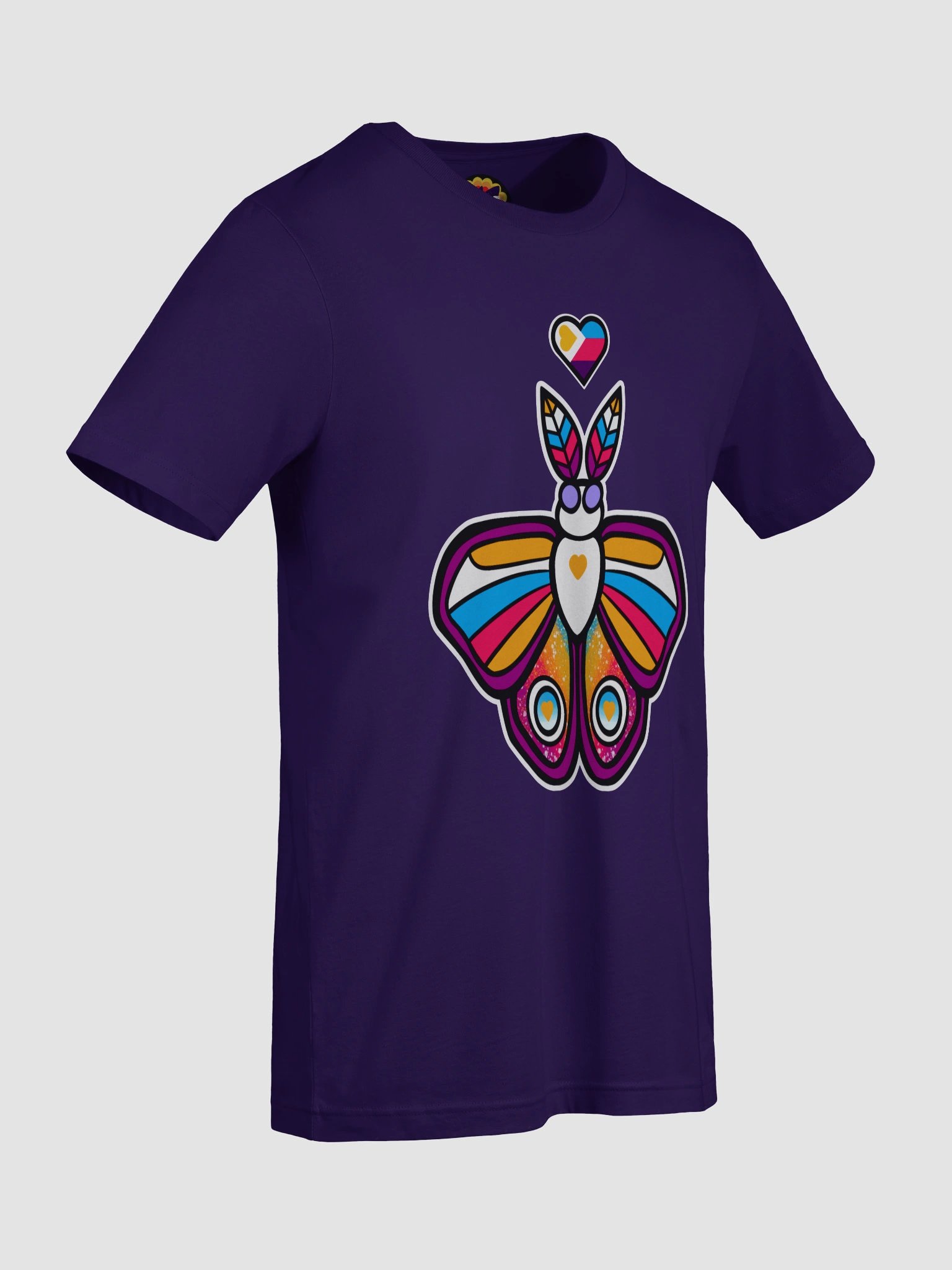 № 11 | POLYAMORY PRIDE MOTH | GRAPHIC TEE | T-SHIRT product image (7)