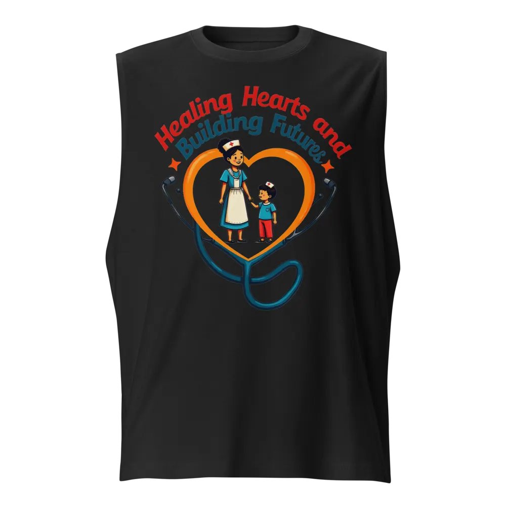 family oriented, Healing Hearts and building future Muscle Tank product image (1)