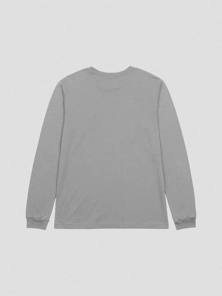 CroweGamingg Bella+Canvas Supersoft Long Sleeve T-Shirt - White Logo Middle product image (15)