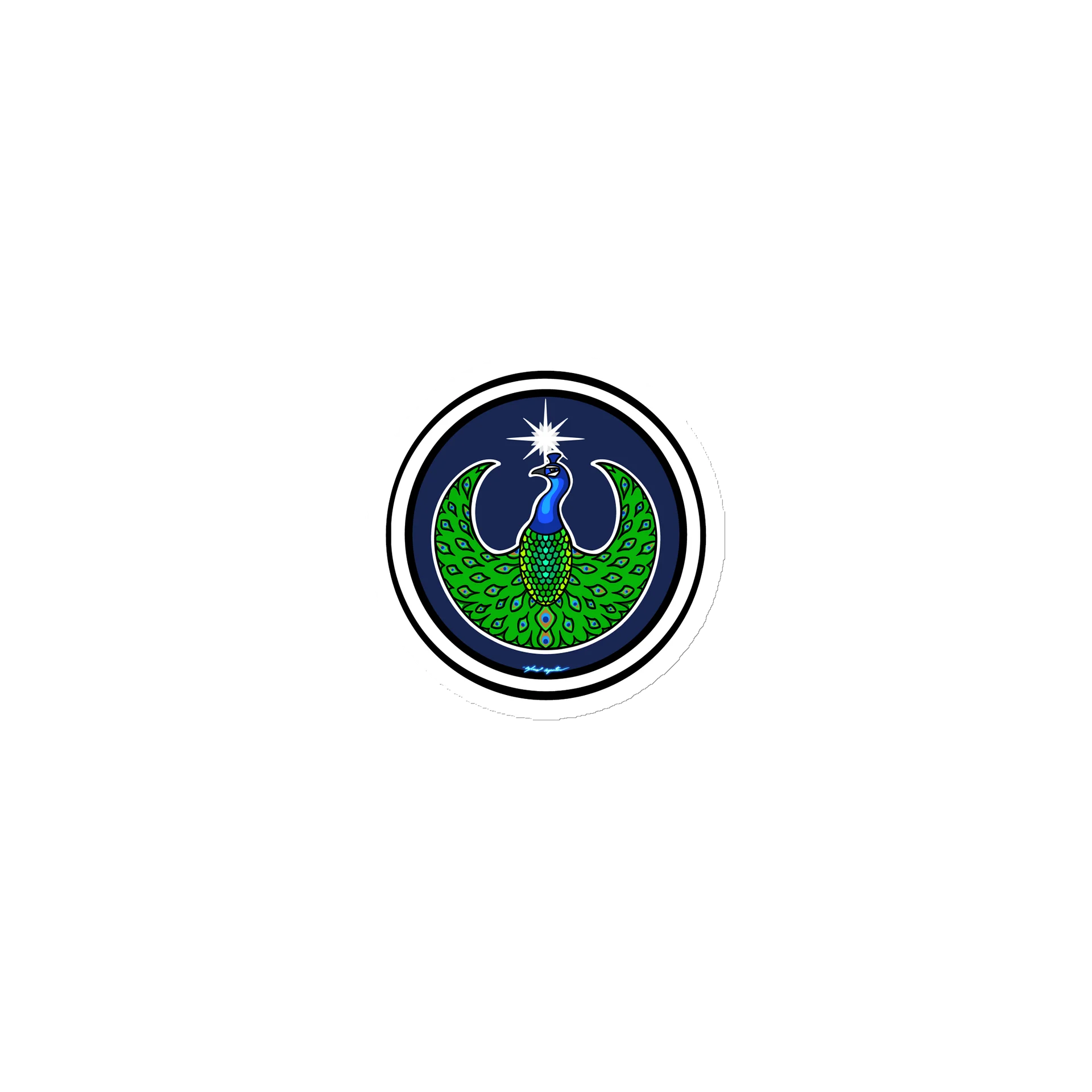 Peacock- Resistance, Pride (magnet) product image (1)