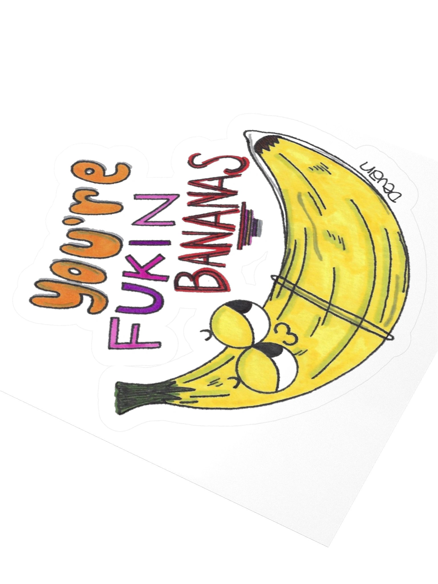 F - Bananas Sticker product image (3)