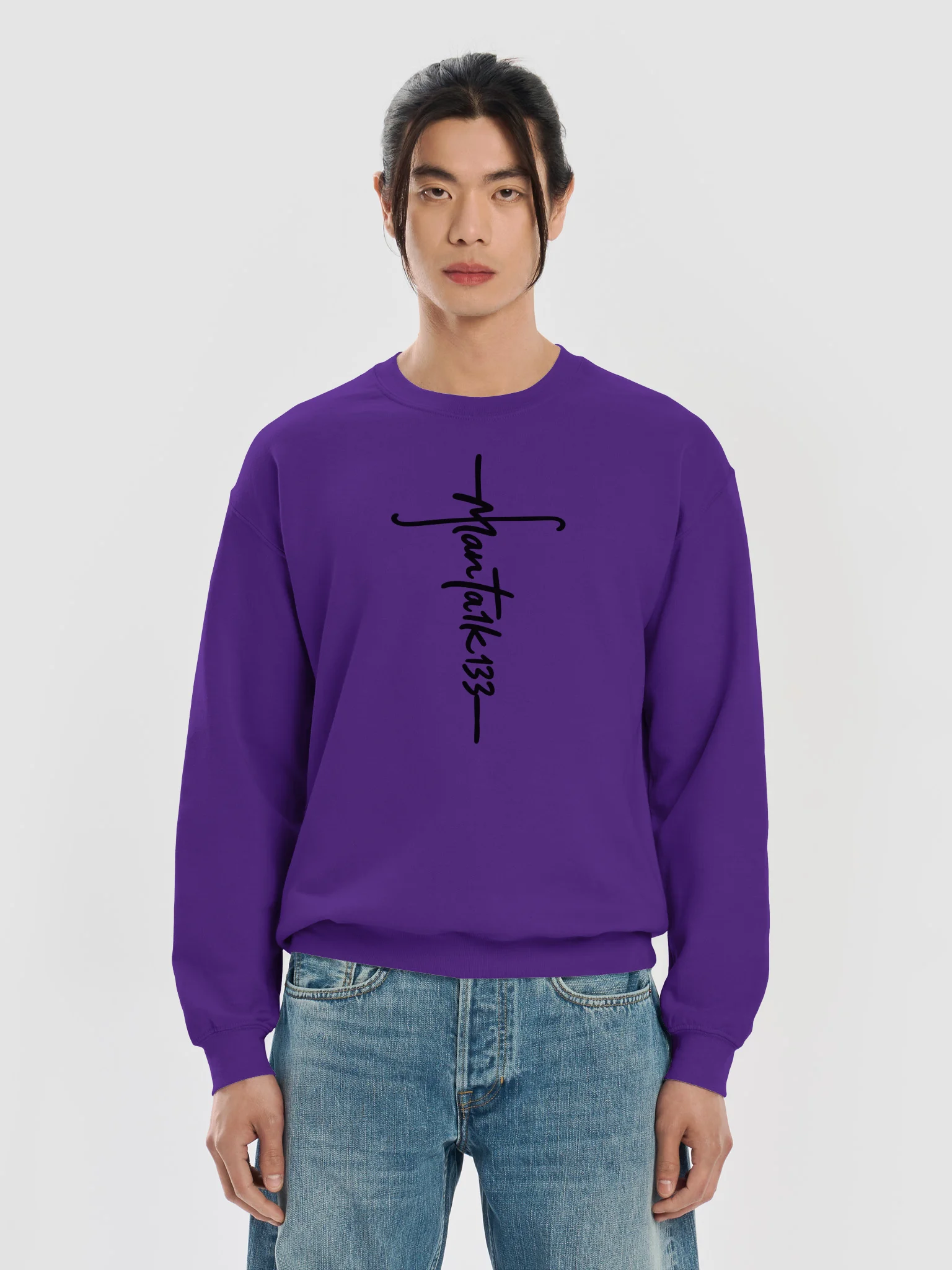 Man Ta1k 133 CROSSOVER Sweatshirt — Built on Faith. United by Purpose. product image (55)