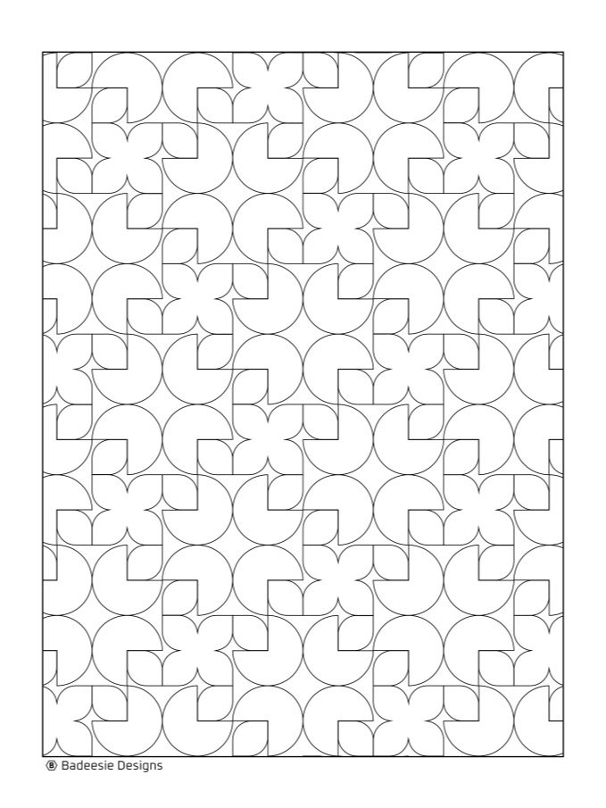 Retro Shells and Leaves Coloring Page product image (1)