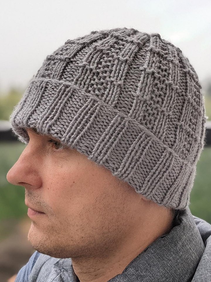 Knit & Purl Men's Hat Pattern product image (1)