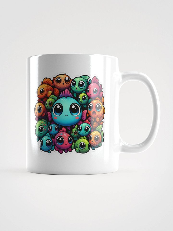 Whimsical Fish Friends White Mug product image (2)