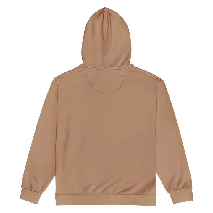 Tan Minimal All-Over Print Zip Hoodie product image (2)