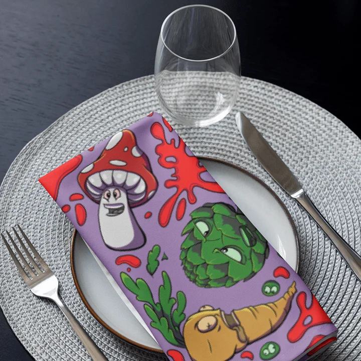Living Veggie Napkin Set product image (2)