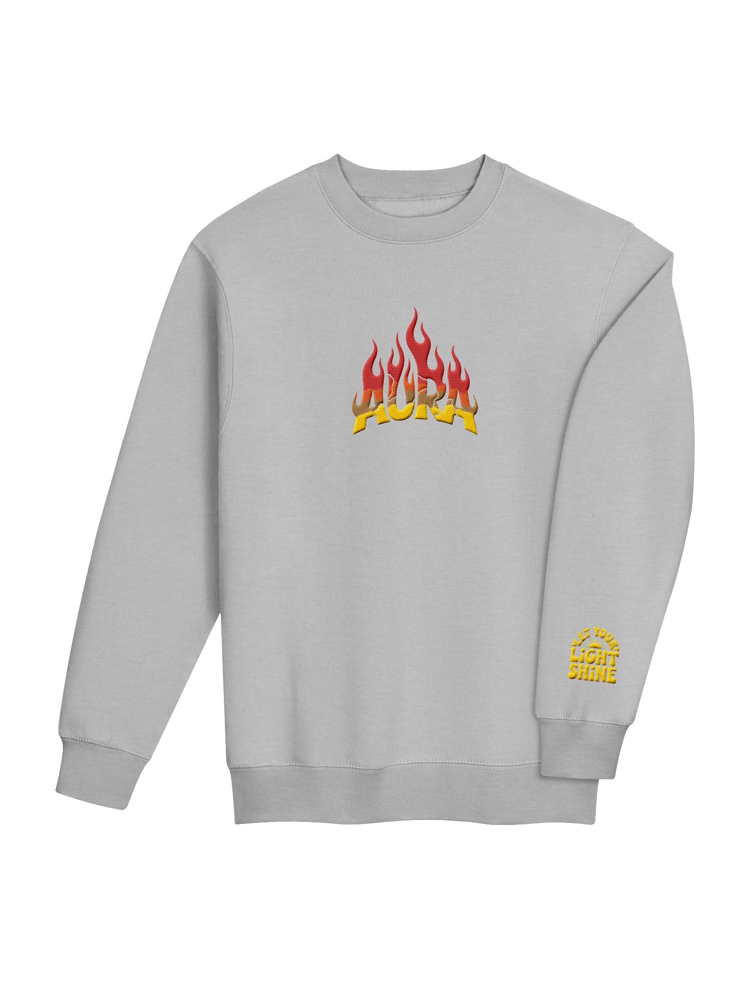 Flaming Hot AURA Crewneck Sweatshirt product image (4)