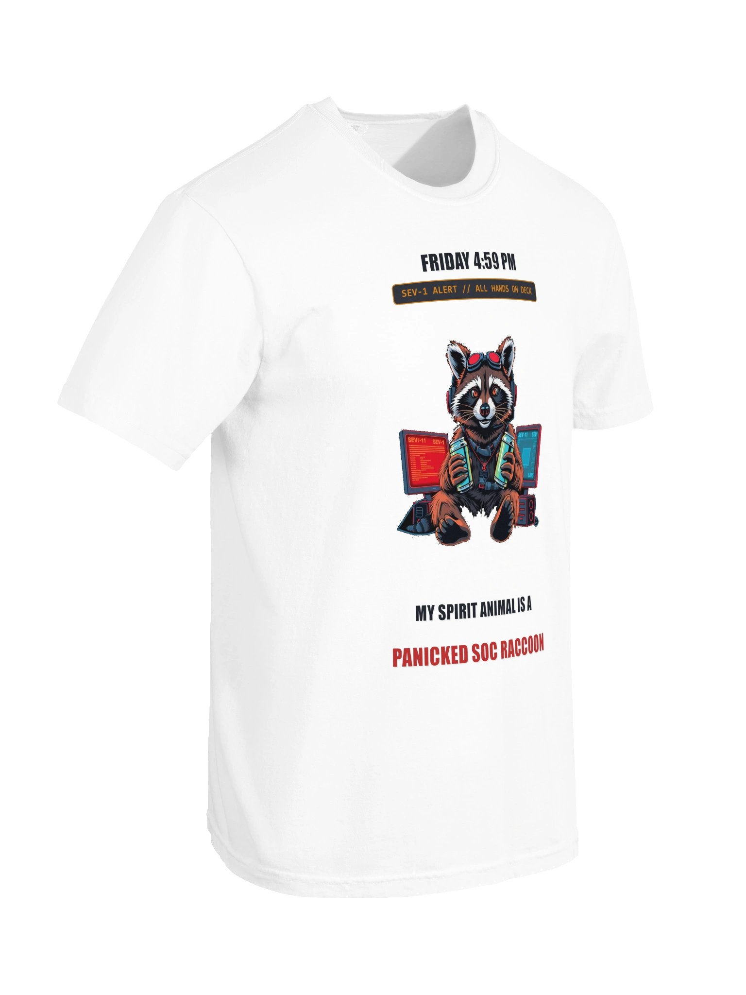 Friday 4:59 PM // The SOC Raccoon Heavyweight Tee - Light product image (109)