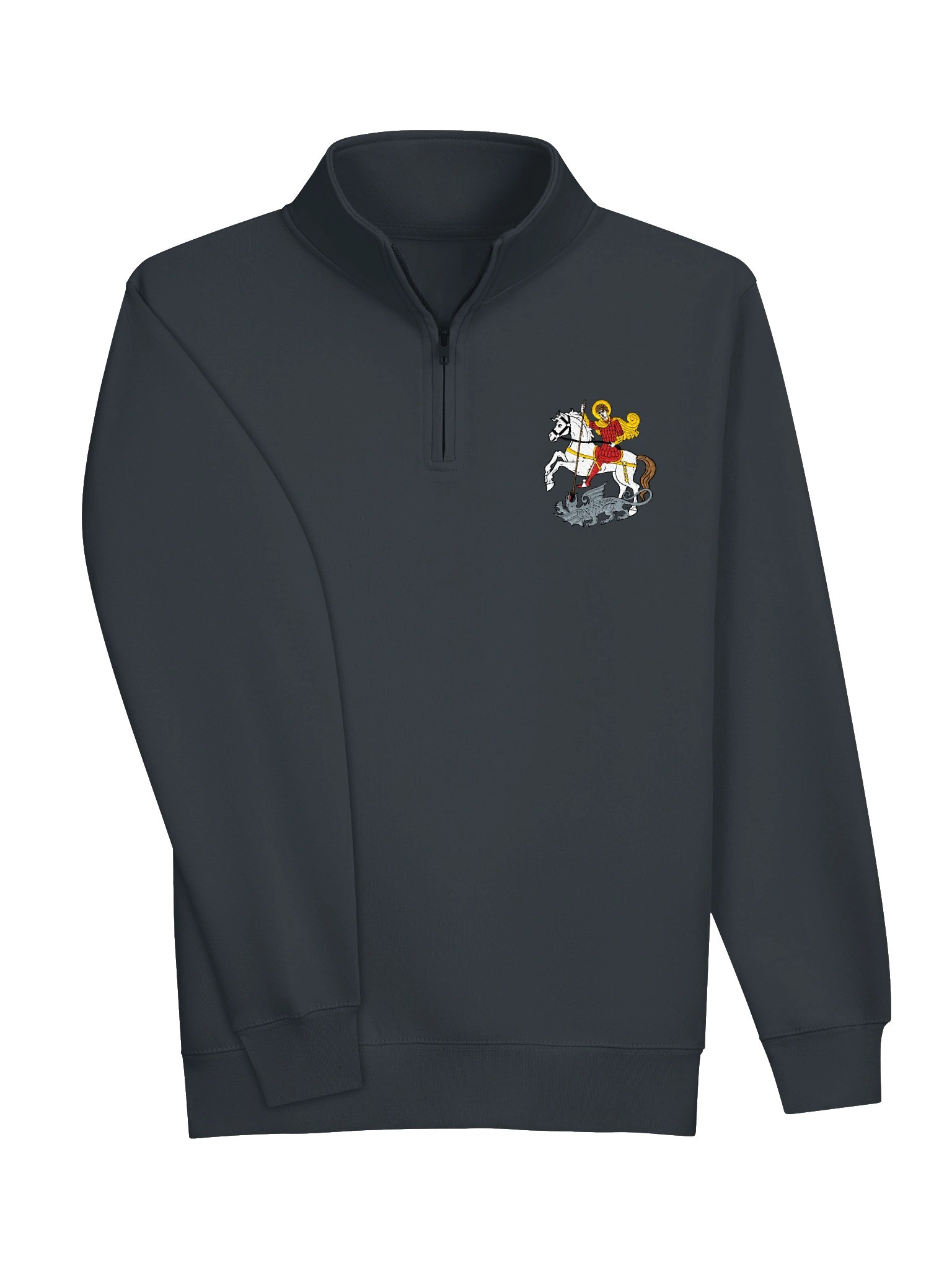 Saint George Embroidered Quarter-Zip Sweatshirt product image (7)