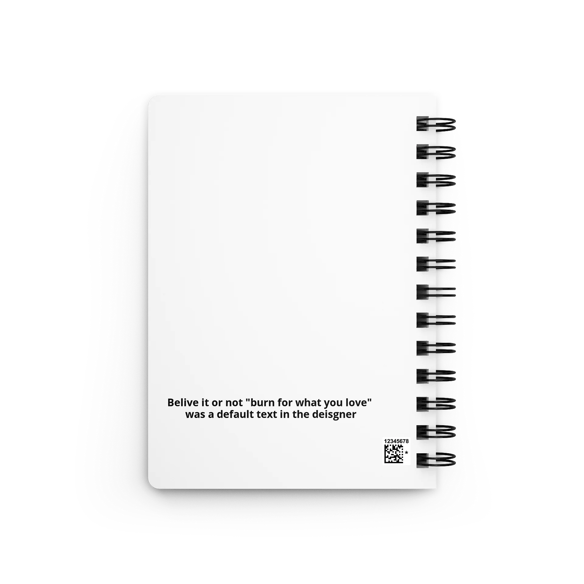 MACH 2 Evil Notebook "Burn for what you love" product image (2)