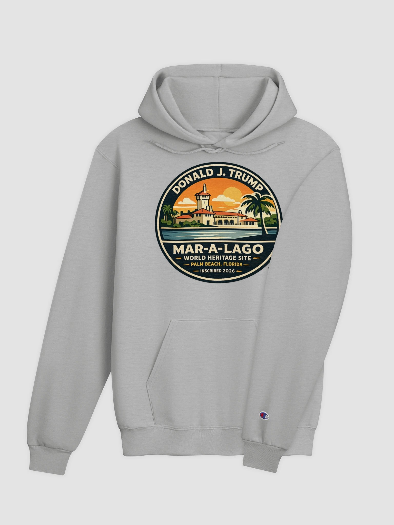 Champion Unisex Hoodie - Donald J. Trump, Mar-a-Lago, World Heritage Site™ product image (4)