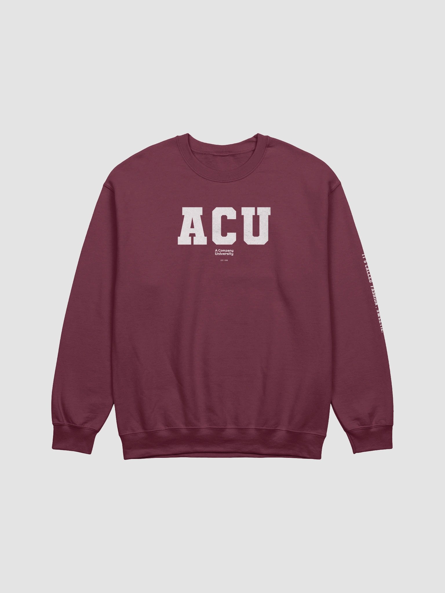 A Company University | White | Unisex Sweater product image (4)