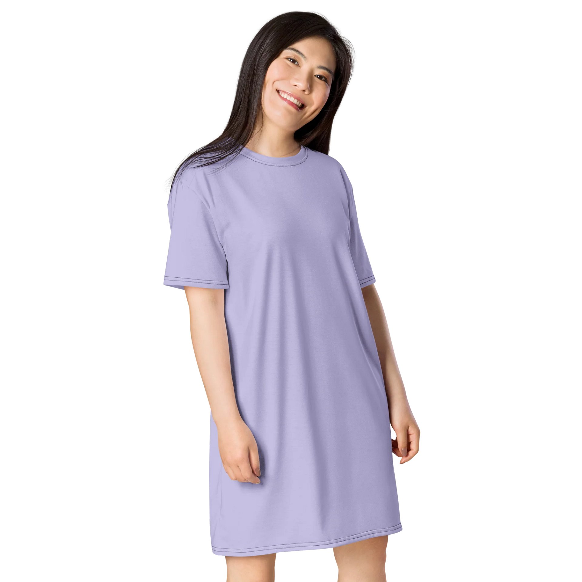 Oversized T-Shirt Dress - Delicate Melrose, Sizes 2XS-6XL product image (4)