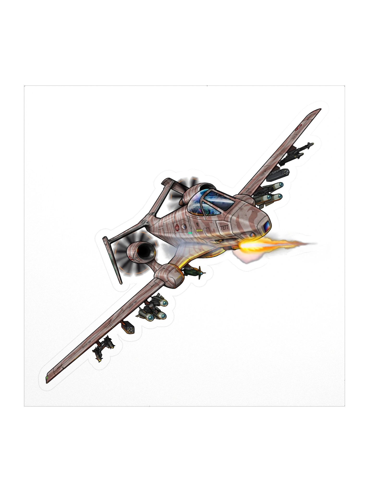 Brawler - Desert (5.5 inch Sticker) product image (1)