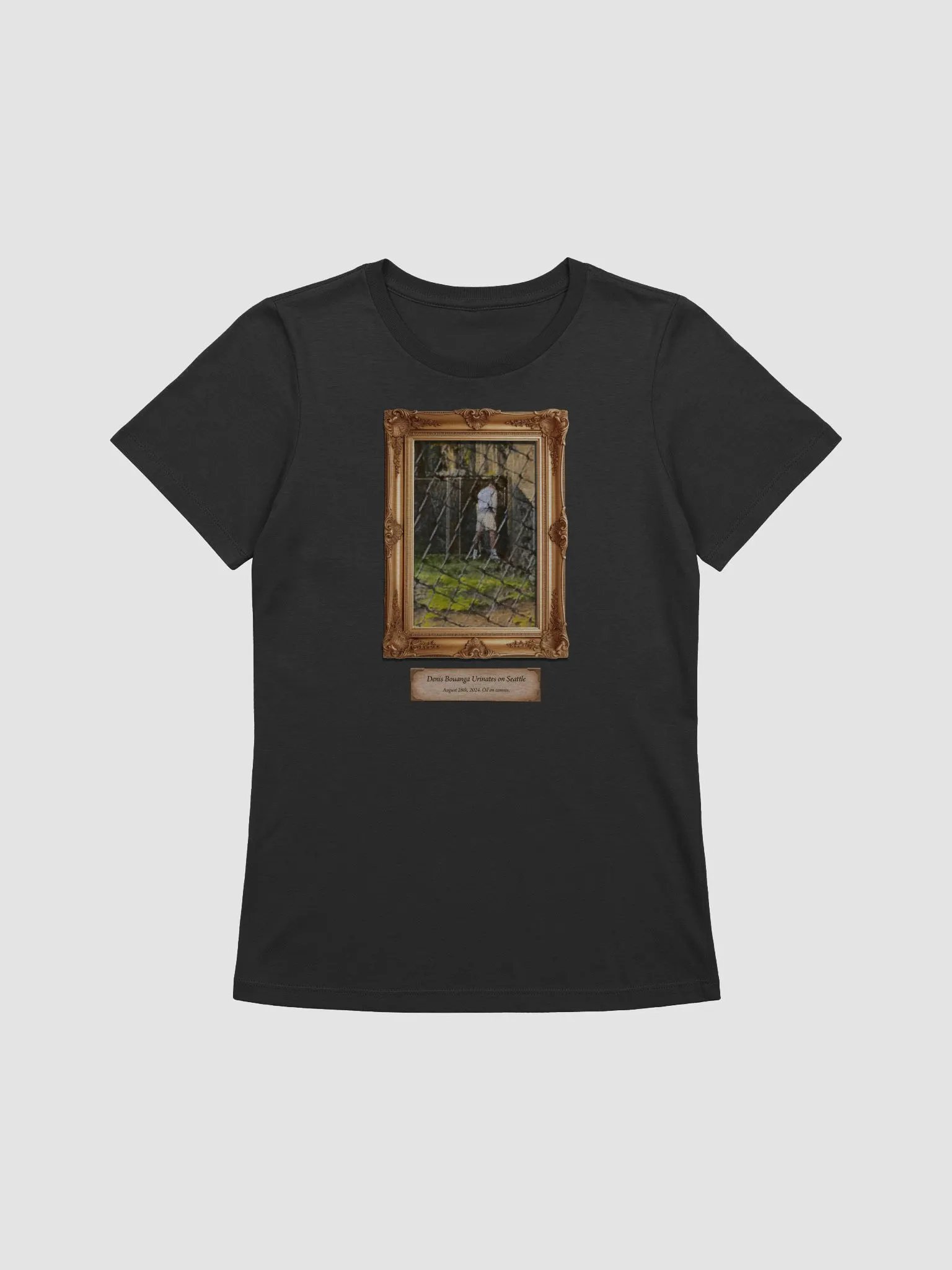 Denis Bouanga Urinates on Seattle Womens Tee product image (1)