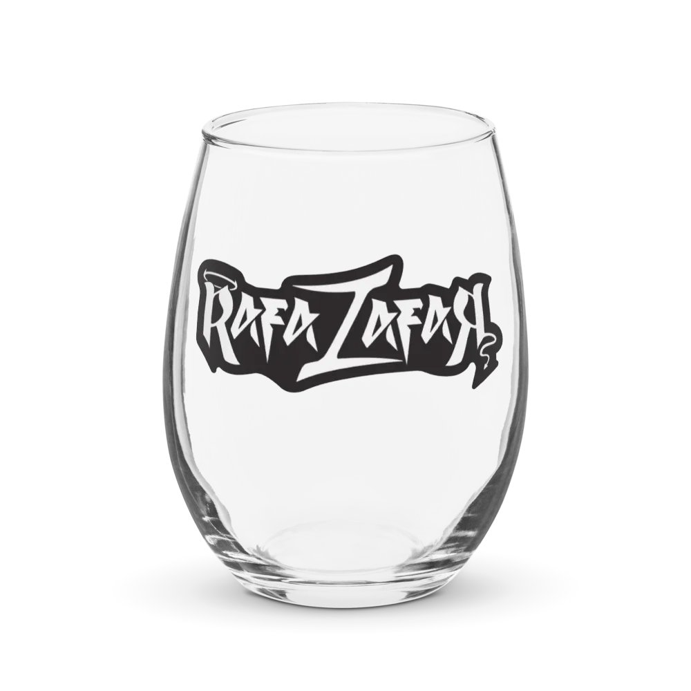 RafaZafar Logotext Stemless Wineglass (outlined) product image (1)