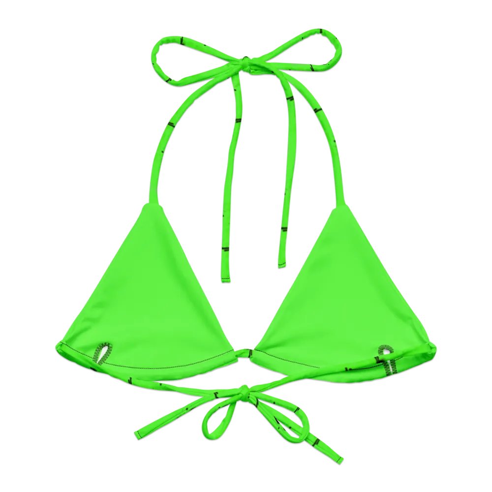 Graffiti Glam String Bikini Top product image (2)