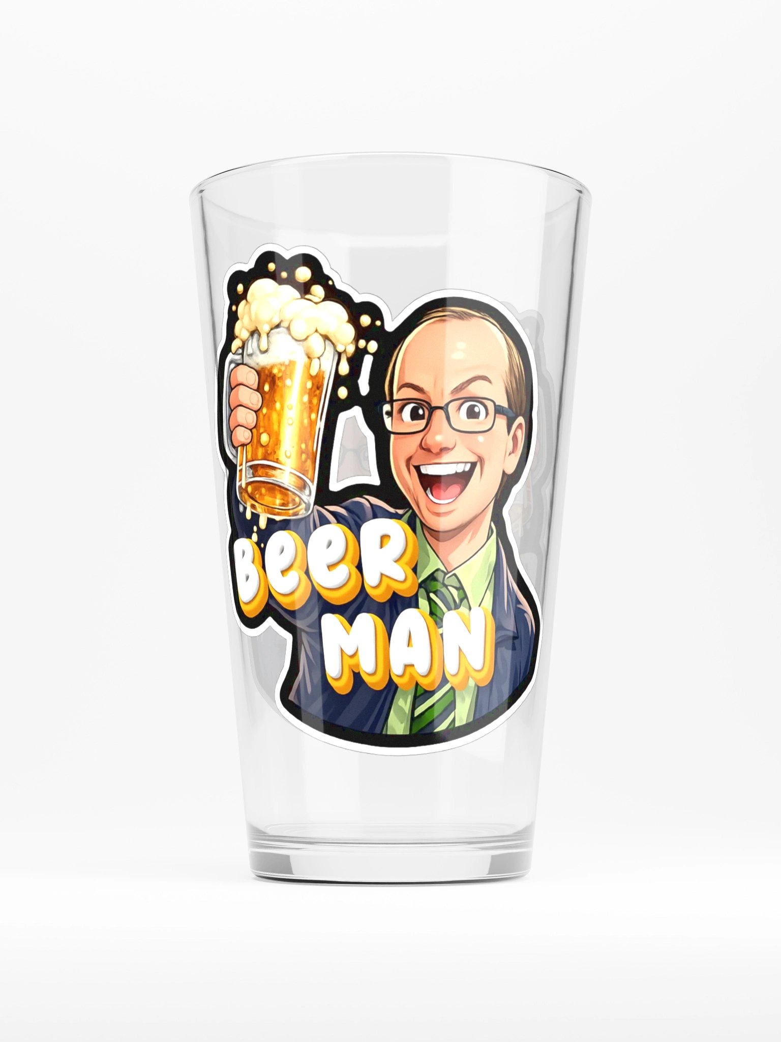 Beerman Pint Glass product image (1)