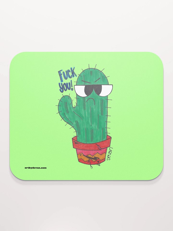Rude Cactus Mousepad product image (2)