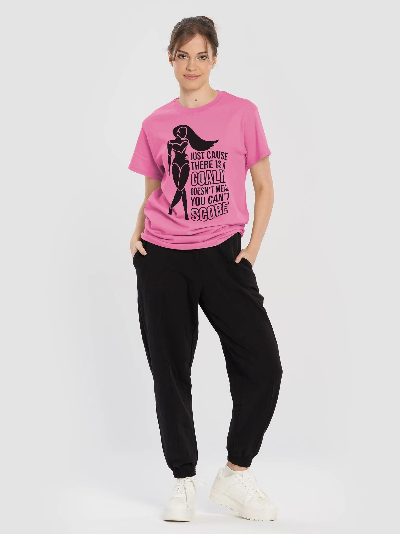 "Just Cause There Is A Goalie Doesn't Mean You Can't Score" Funny T-Shirt product image (29)