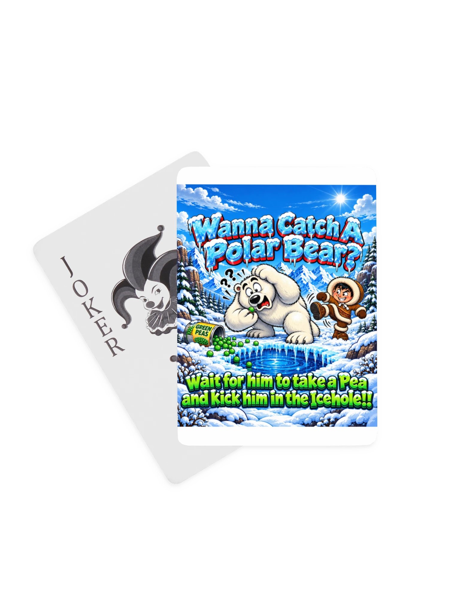 1 Earth Prints Polar Bear Poker Playing Cards product image (1)