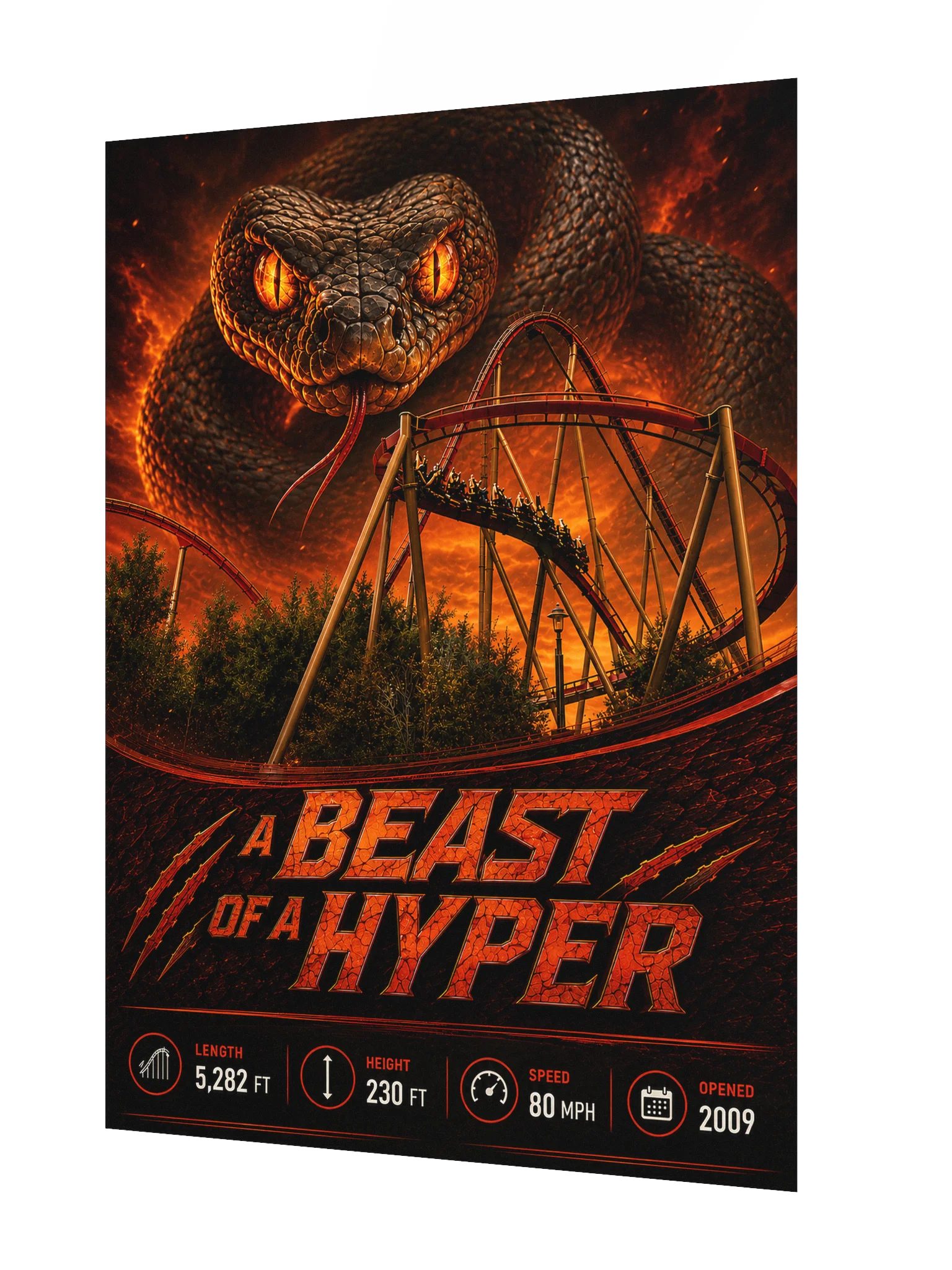 D-Back KI Poster - A BEAST of a Hyper! | 18x24" product image (2)
