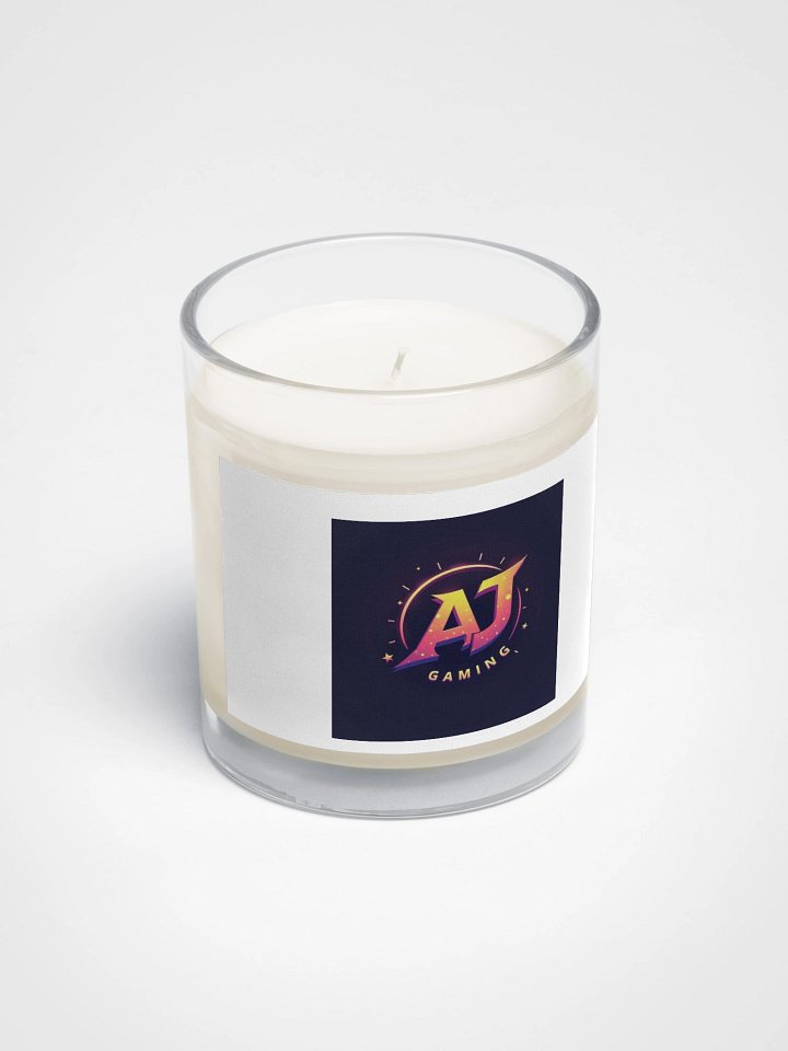Soy Wax Candle In A Clear Glass Jar product image (2)