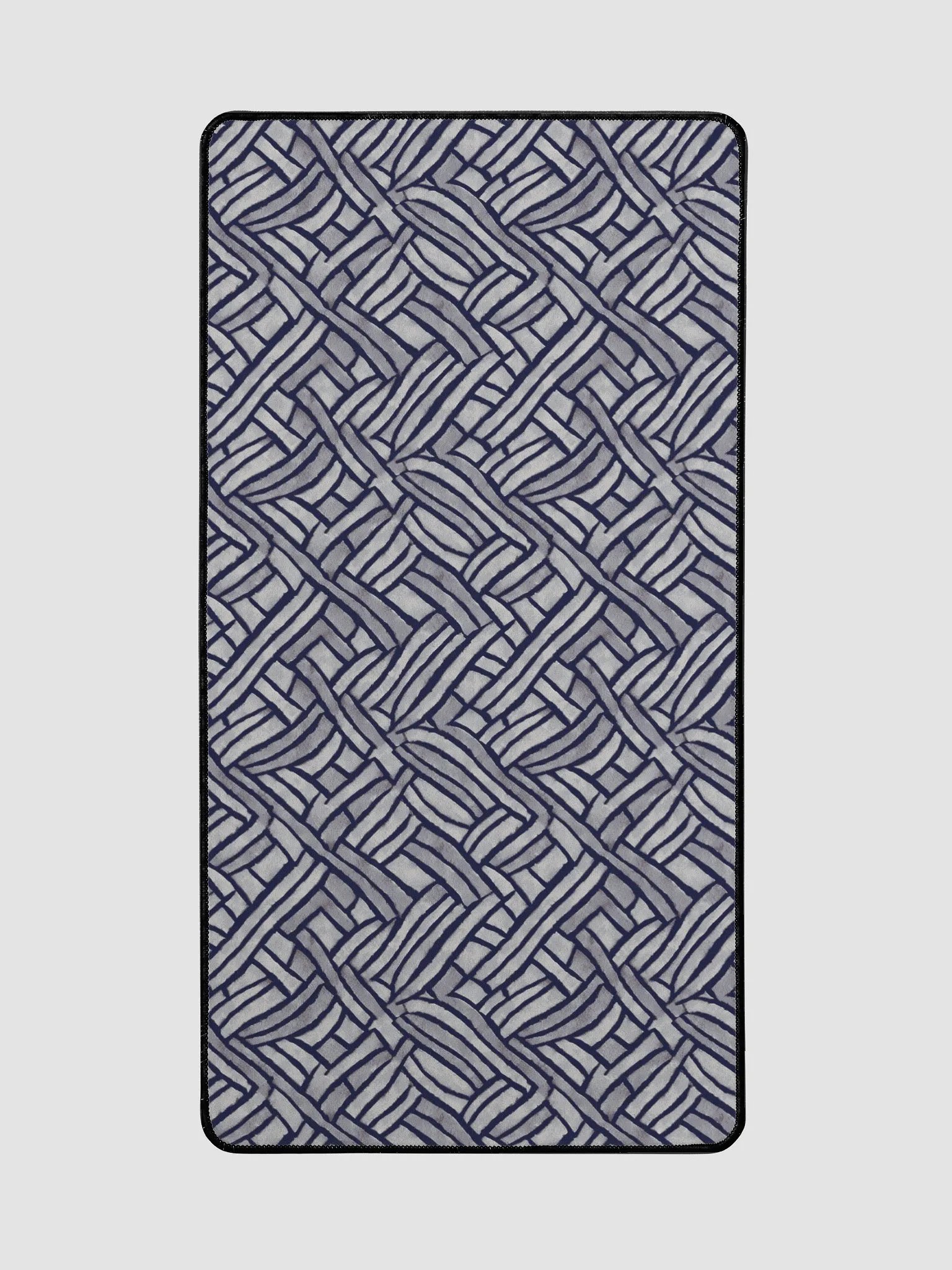 Grey Rectangles Desk Mat product image (2)